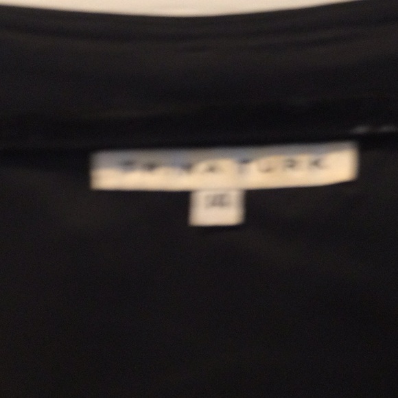 Trina Turk three-quarter length sleeve structured mini dress with pockets - Picture 3 of 6